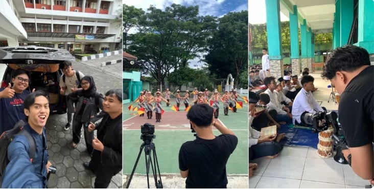 Mahasiswa FTV Buat Video Profilm SMPN 27 Bandung